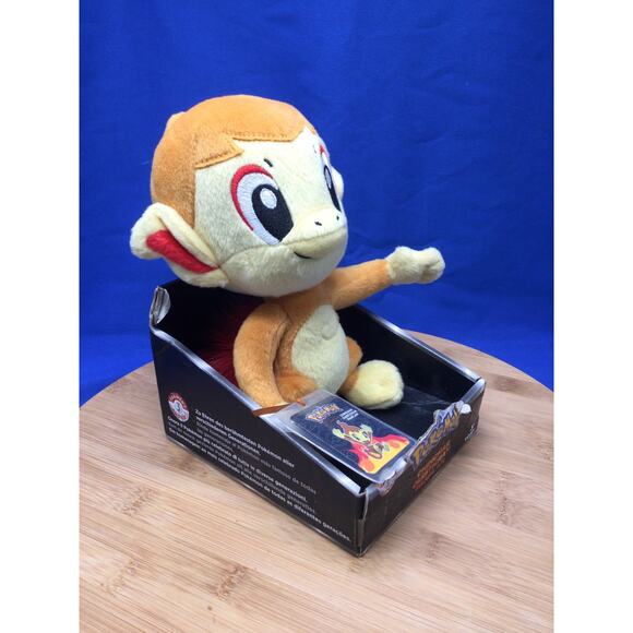 NIB Pokemon Chimchar Plushie With Booklet - Picture 2 of 9